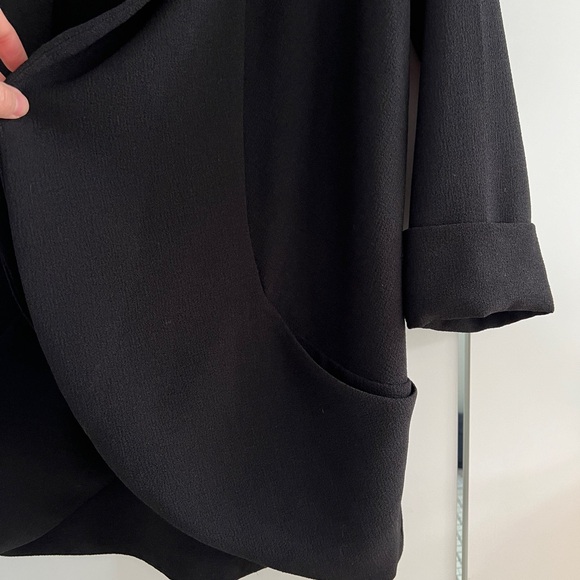 Aritzia Wilfred Chevalier Jacket Blazer, Black, Size 8 - Picture 7 of 9